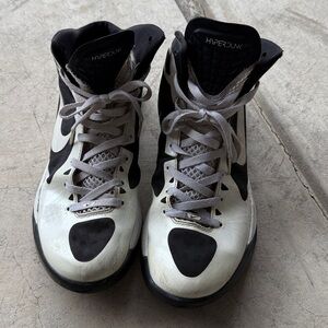 Nike Hyperdunk Black and White Athletic Shoes